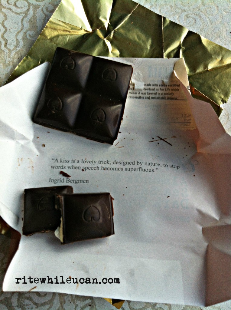 chocolate envelope
