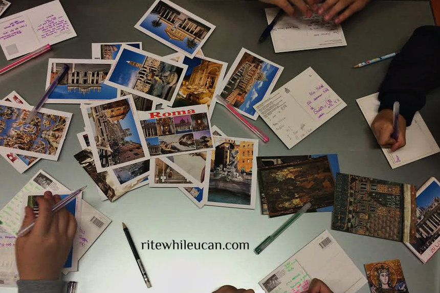 postcards, vatican, italy, 