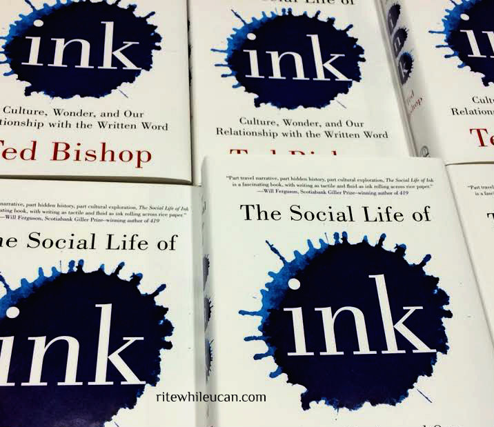 the social life of ink, ink, pen, paper