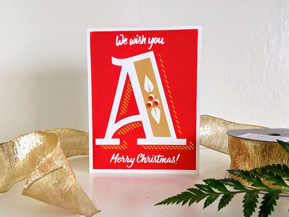 christmas, holiday, cards, letters, letterpress