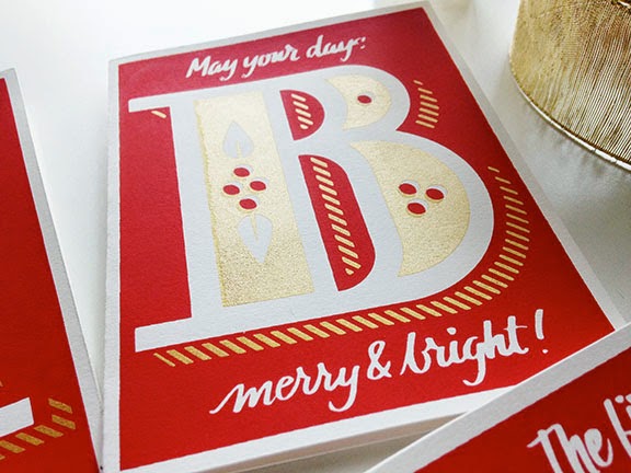 christmas, holiday, cards, letterpress,