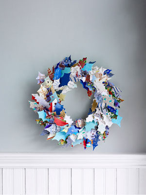 recycle, christmas, cards, upcycle