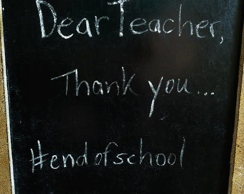 end of schoo, thank you, teacher, gifts, handwritten