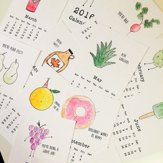 calendars, planners, 2016, new years,