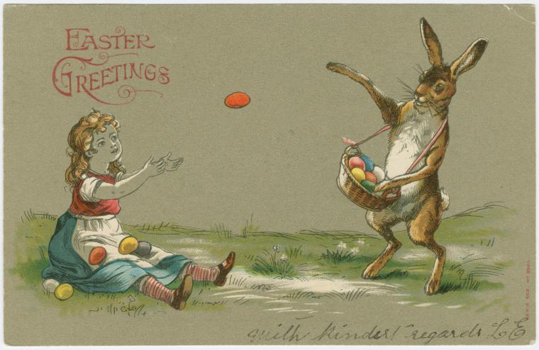vintage Easter postcards, Easter, cards, vintage, eggs, Good Friday