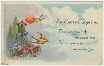 vintage Easter postcards, Easter, vintage, cards, chocolate, Good Friday