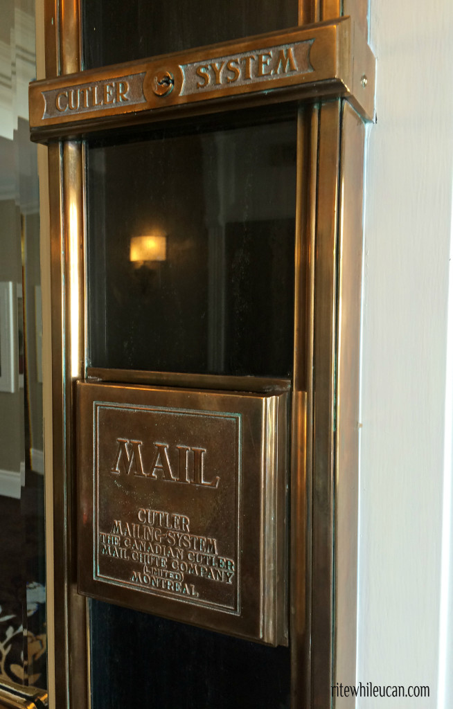 hotel mail chute, snail mail, postcards, letters, travel, vacation