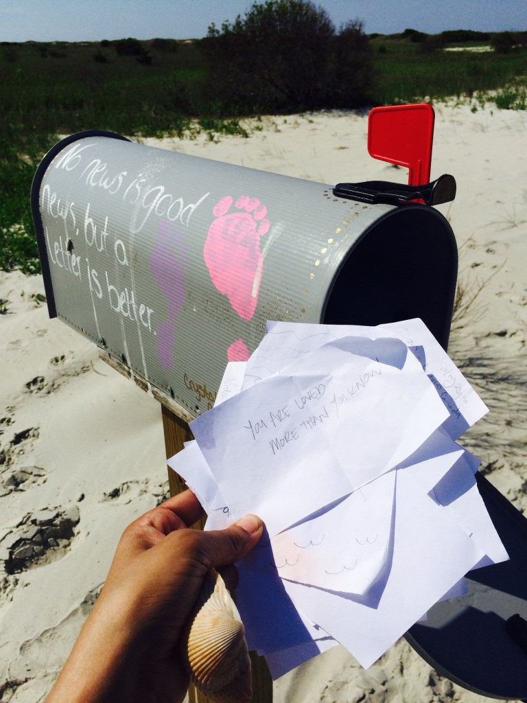 mailbox on a beach, letters, vacation, travel, snailmail, 