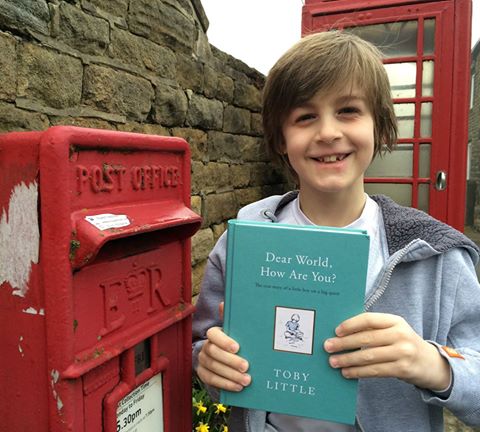 Toby is writing to the world, penpals, letters, global, letters