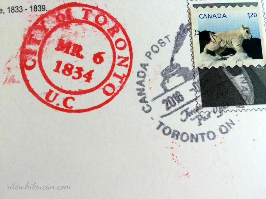 Toronto's First Post Office, history, Toronto, mail