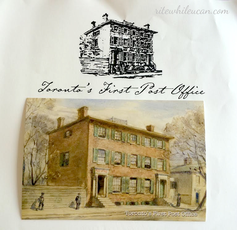 Toronto's First Post Office, history, Toronto, mail