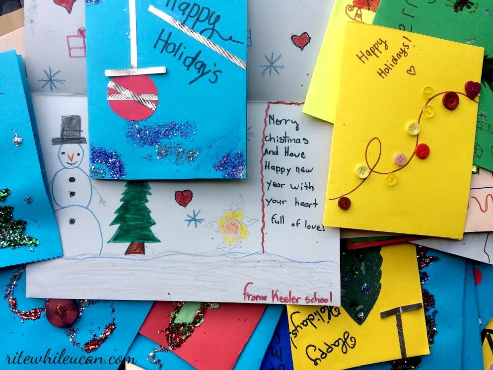 send a christmas card to someone who is homeless, Christmas cards, handwritten, mail