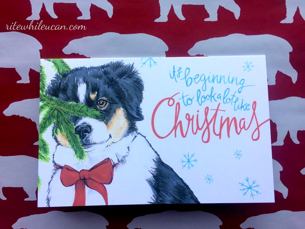 Animal themed Christmas cards, Christmas, cards, pets, animals