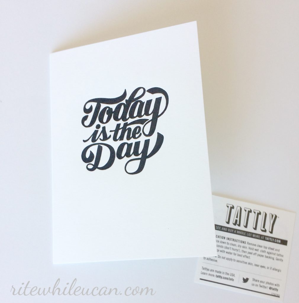 cards and tattoos, tattly tattoos, cards, stationery