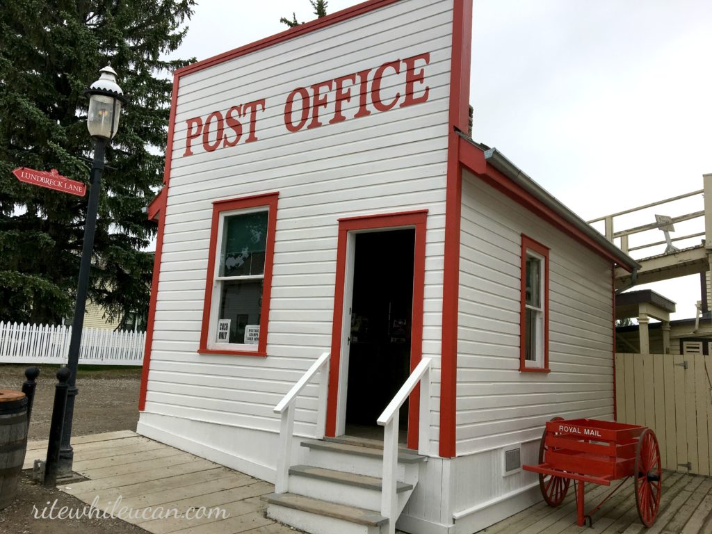 You should visit Heritage Park Post Office
