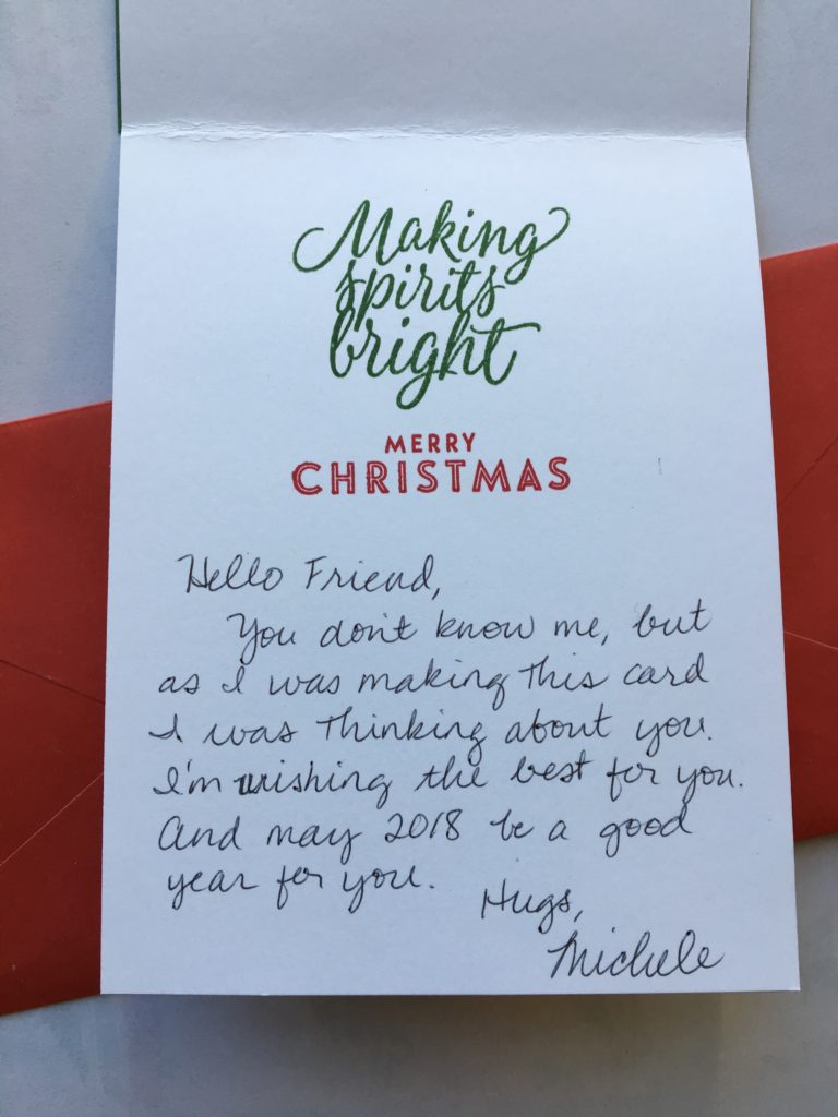 cards flooding in for MakeItMerry