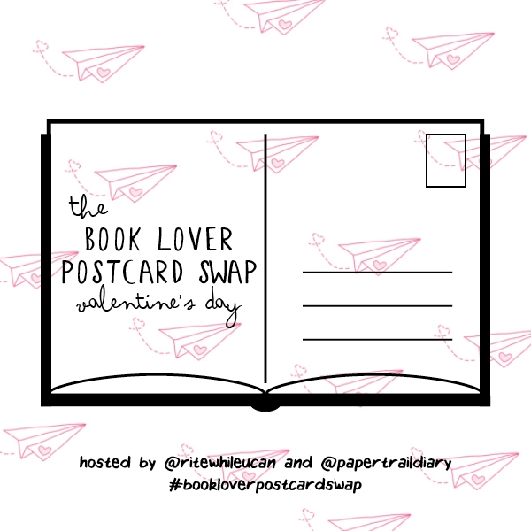 Valentine's Book Lover Postcard Swap