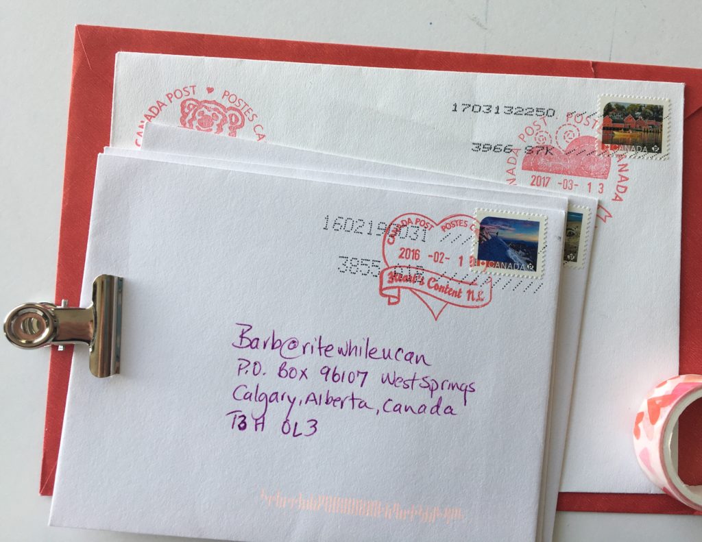 Send away for a Valentine's postmark