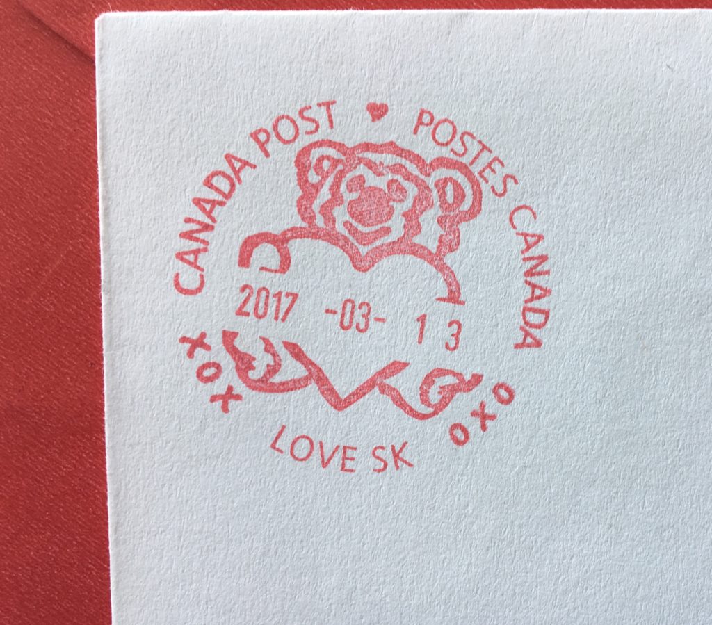 Send away for a Valentine's postmark