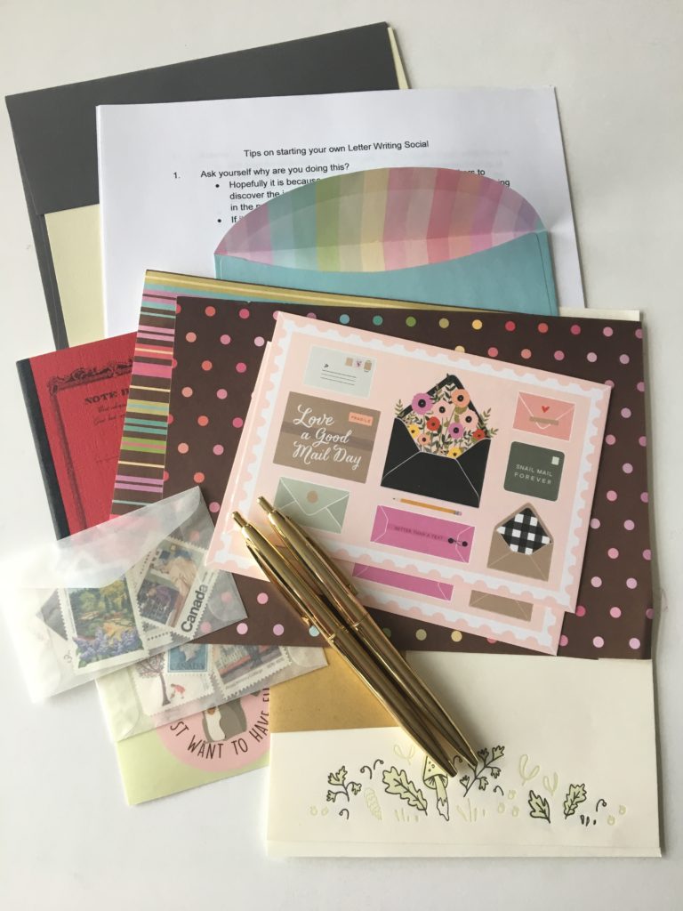 DIY Letter Writing Social kits available - rite while u can